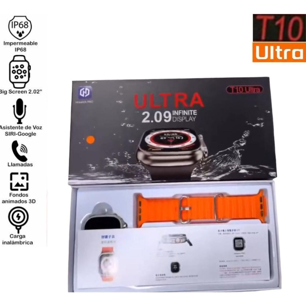 UNIVERSAL - Reloj T10 Smartwatch - Recibe Y Realiza Llamadas 2023