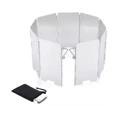 GENERICO - Cubre Viento 24 X 85 Cm Aluminio Cocinilla Camping