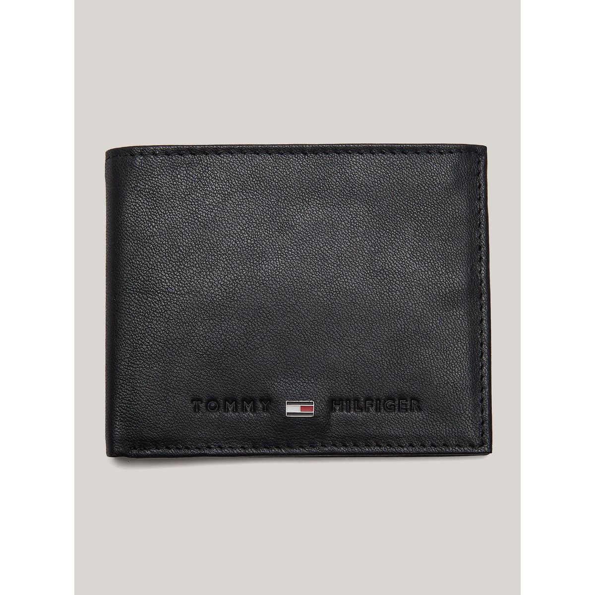 TOMMY HILFIGER - Billetera Essential Con Logo Negro Tommy Hilfiger