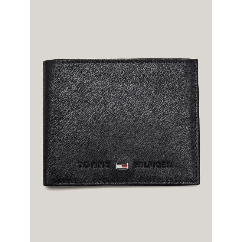 TOMMY HILFIGER - Billetera Essential Con Logo Negro Tommy Hilfiger