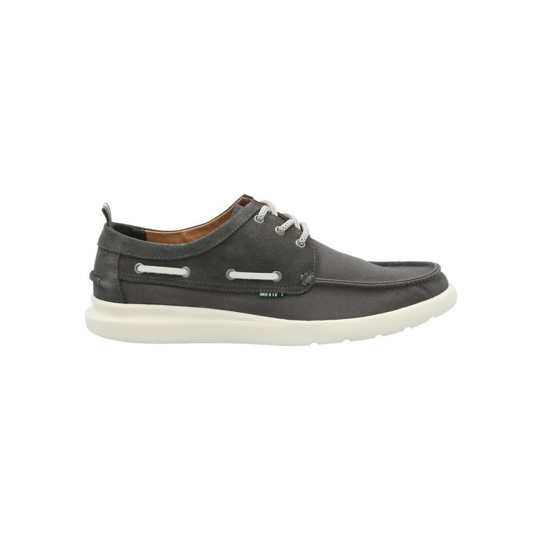 Mocasín Cuero Hombre Gaston Gris