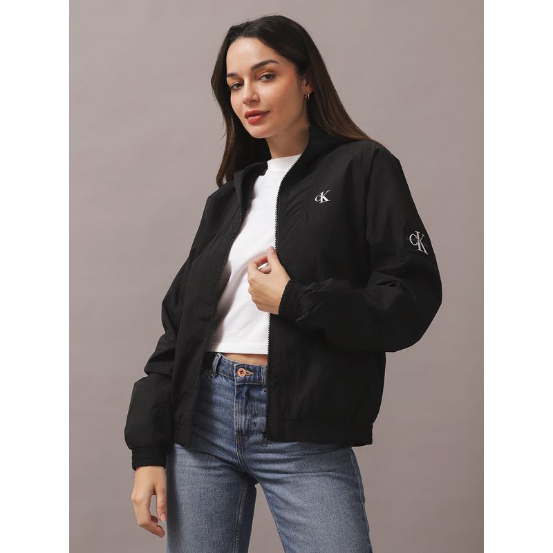 CALVIN KLEIN - Chaqueta Unpadded Harrington Negro Calvin Klein