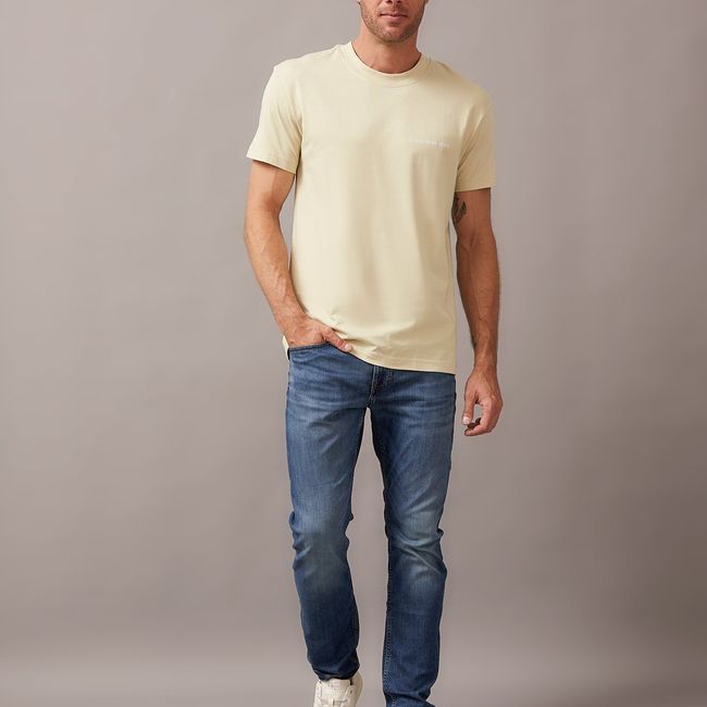 CALVIN KLEIN - Polera Institutional Hombre Verde Calvin Klein LFU