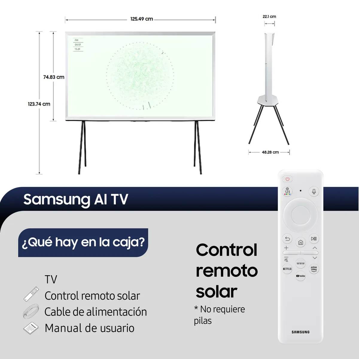 SAMSUNG - QLED Smart TV 55 The Serif LS01D 4K Tizen™ Samsung (2024)