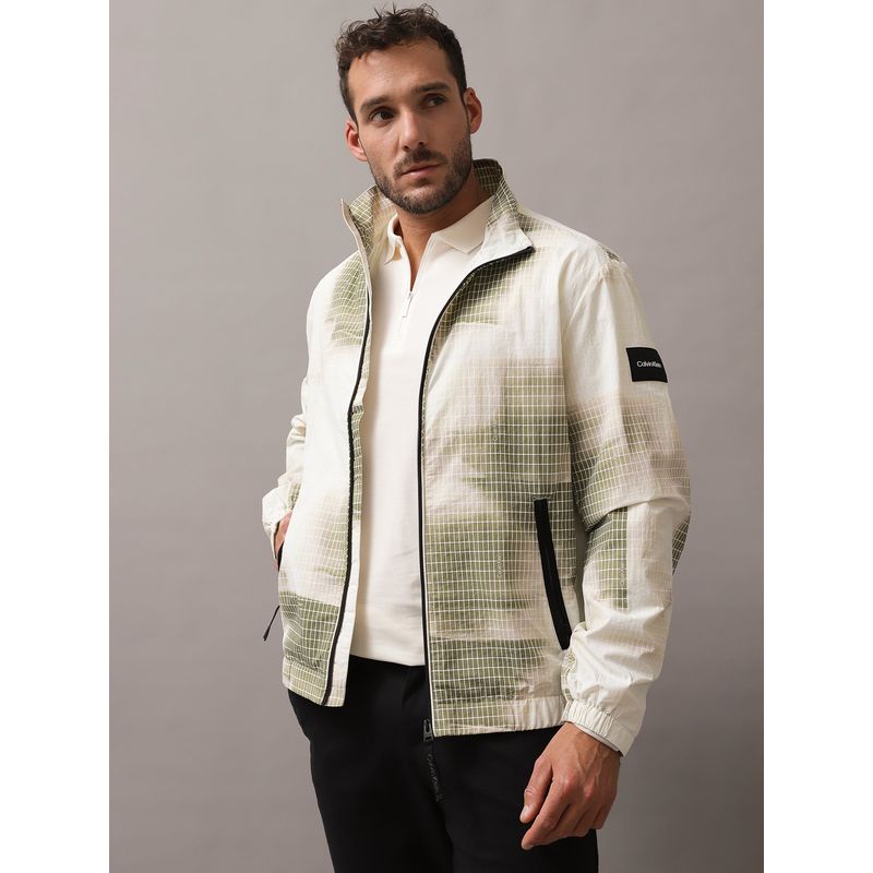 CALVIN KLEIN - Chaqueta Diffused Grid Multicolor Calvin Klein