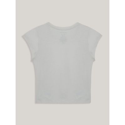 Imagen 2 del producto Polera Niña Split Monogram Sequin Gris