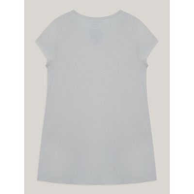 Imagen 2 del producto Polera Niña Monogram Sequin Blanco