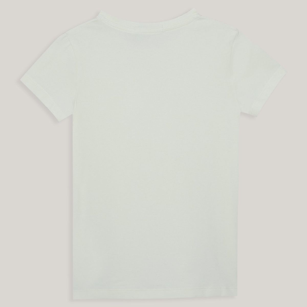 CALVIN KLEIN - Polera Niña Iridescent Ck Slim Beige Calvin Klein