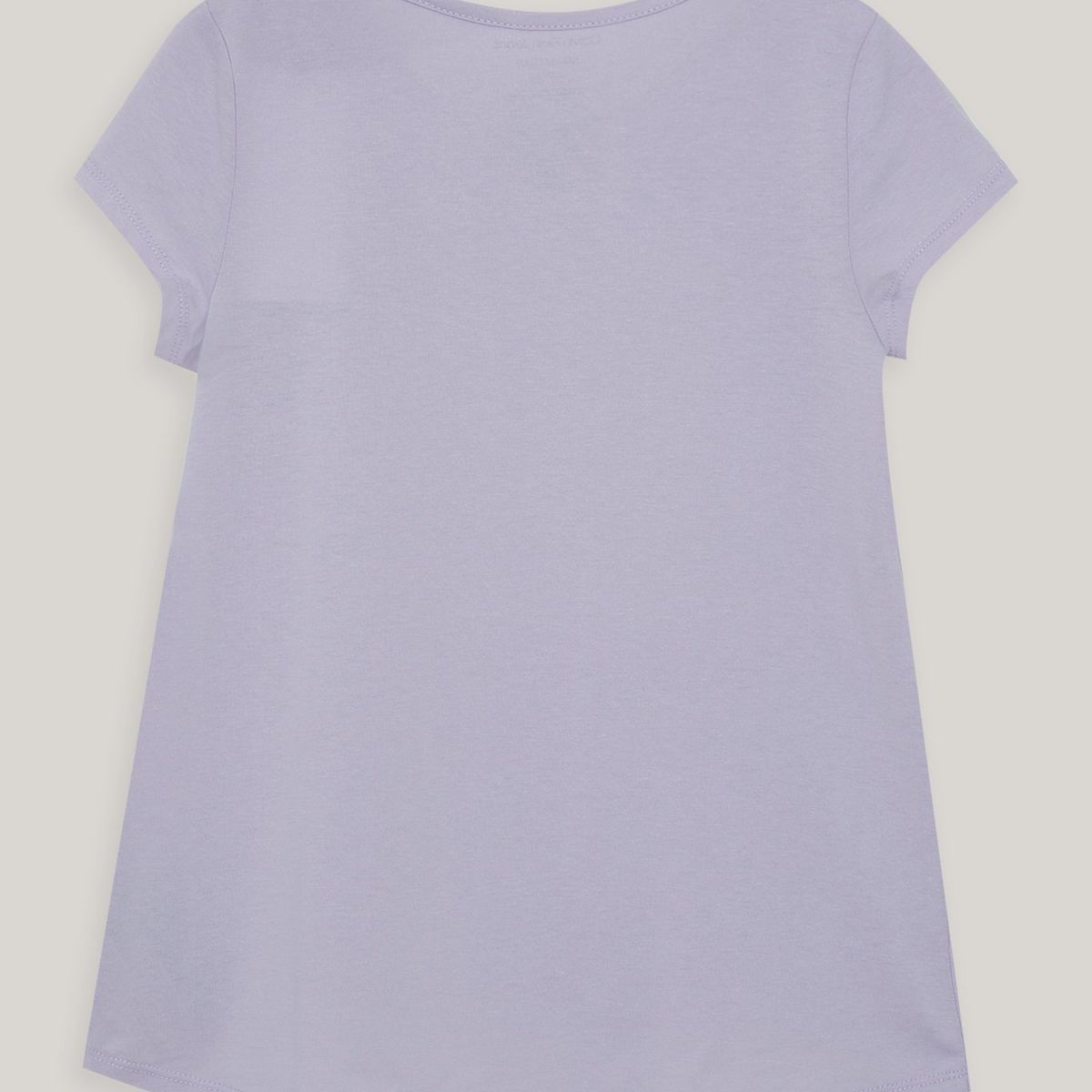 CALVIN KLEIN - Polera Niña Monogram Sequin Lila Calvin Klein