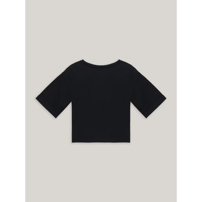 Imagen 2 del producto Polera Oversize Niña Glow Negro