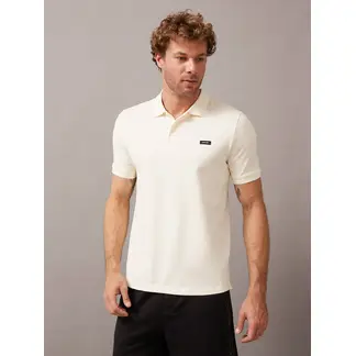 CALVIN KLEIN - Polo Stretch Slim Blanco