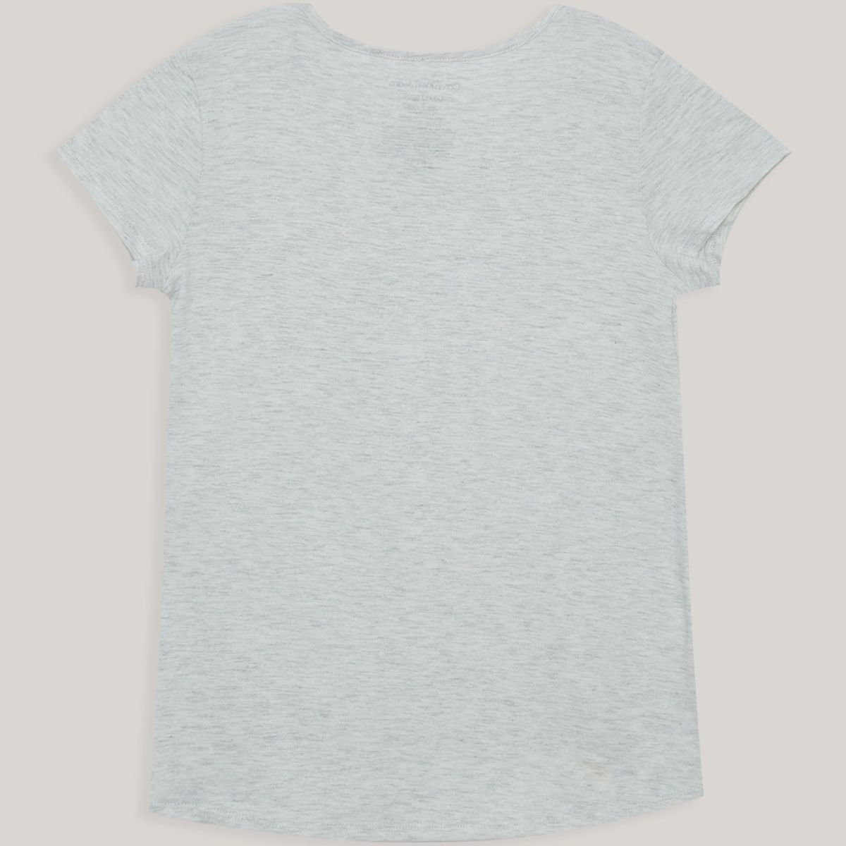 CALVIN KLEIN - Polera Niña Split Monogram Beige Calvin Klein