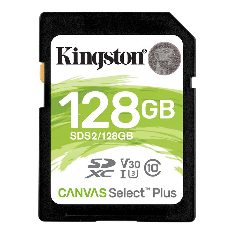 KINGSTON - Memoria SD 128GB Canvas Select plus SDS2128GB