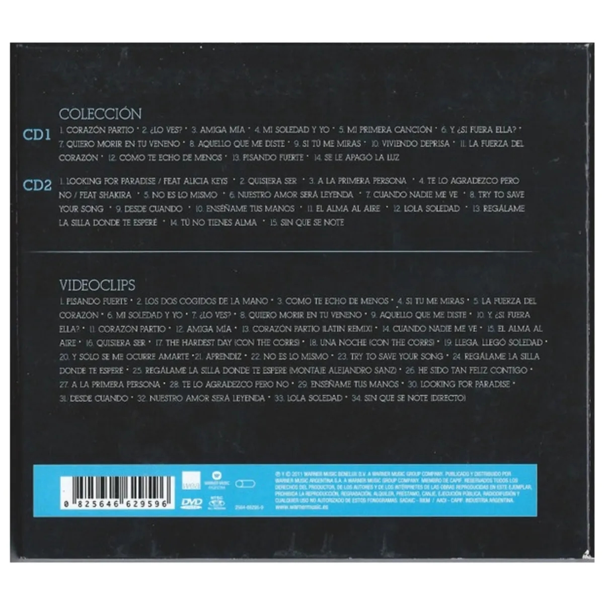 HITWAY MUSIC - ALEJANDRO SANZ-COLECCION DEFINITIVA 2CD+DVD-CD HITWAY MUSIC