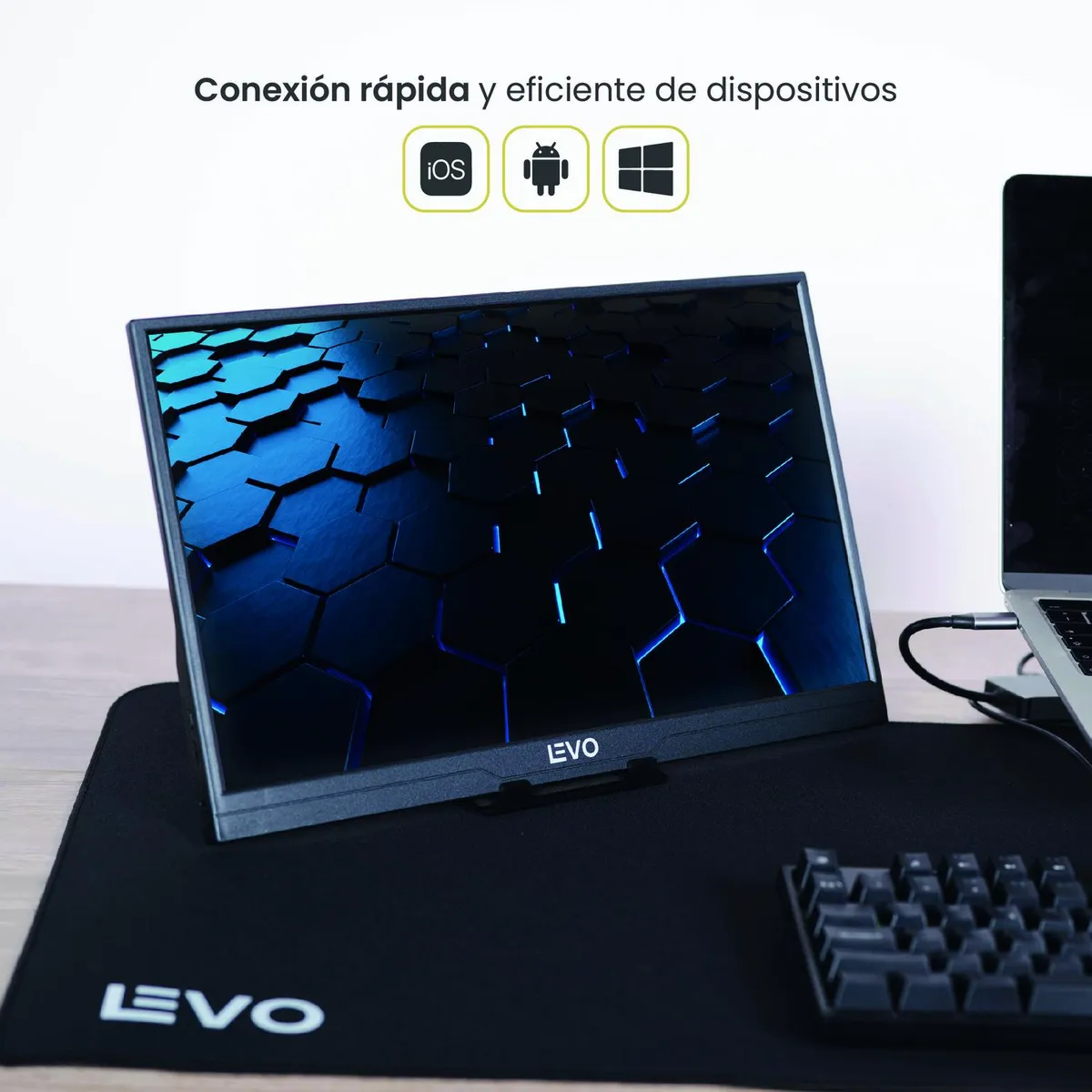 LEVO - Monitor Portátil Gamer ViewGo 15,6" Full HD 1080P LEVO