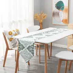 ANGELES DEL HOGAR - Camino de Mesa Bordado 37x180cm Diseño