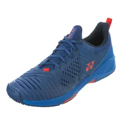 YONEX - Zapatilla Tenis Sonicage 3 Clay Azul Marino/Rojo