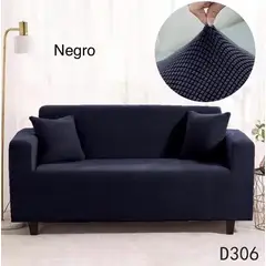 ANGELES DEL HOGAR - Fundas Para Sofa Cubresillones Texturisado cuadrille 3 cuerpos Azul
