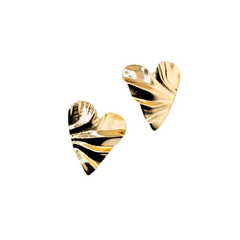 JOYAS MONTERO - Aros Josefina Baño de Oro de 24 k