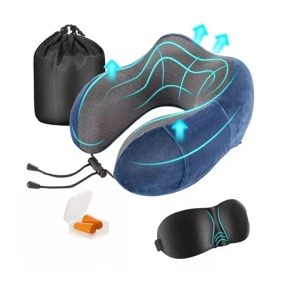 IMPORTCLICK - Cojín Cuello Viajes Cómodo Y Relajante