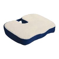 Cojín Viscoelástico Lumbar Coxis Espalda - Gris