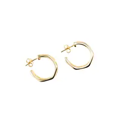 JOYAS MONTERO - Aros Amanda Gold Baño de Oro de 24 k
