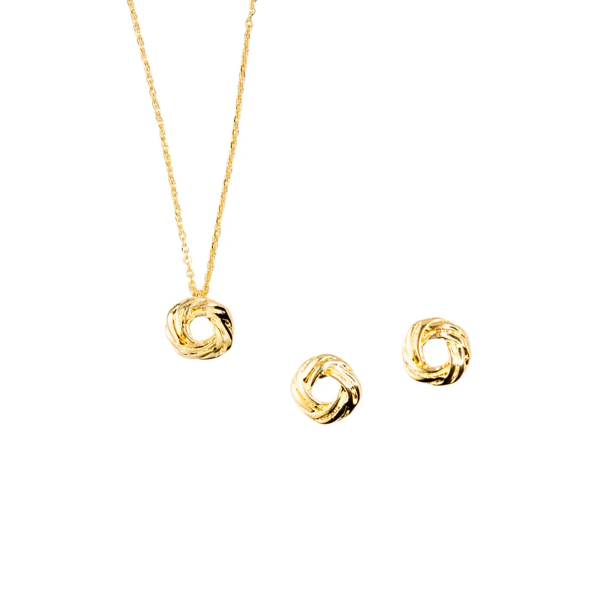 JOYAS MONTERO - Conjunto Blanca Gold Con Baño Oro 24k