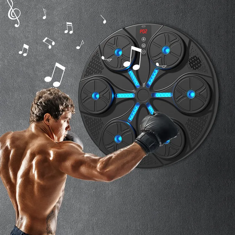 GENERICO - Máquina de Boxeo Bluetooth 6 Botones con Guantes