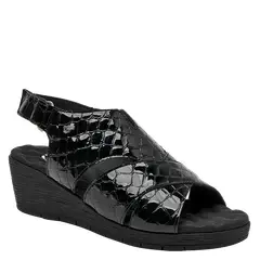 16 HRS - Sandalia Casual Mujer Negro