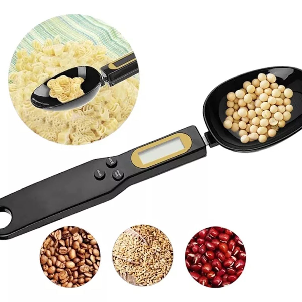 GENERICO - Cuchara Gramera Medidor Gramera Pesa Digital Cocina 500g