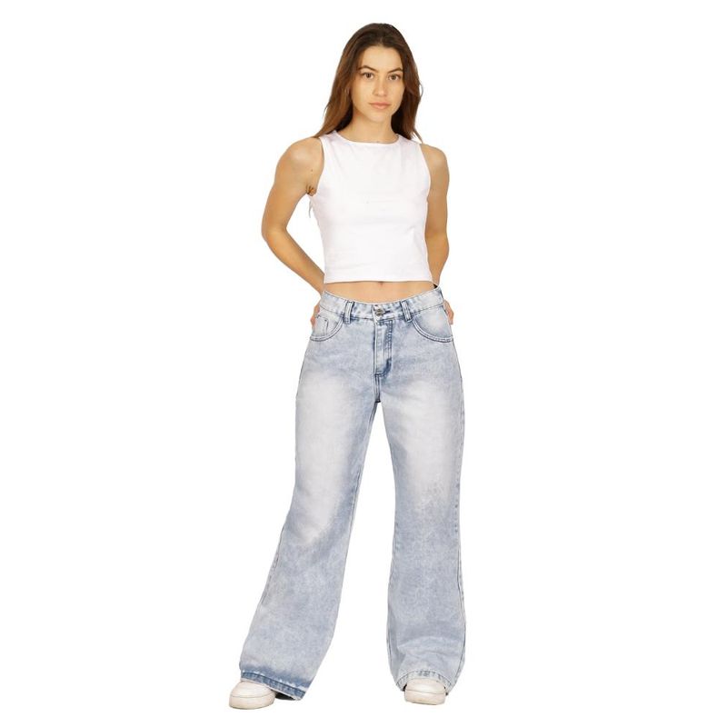 DIVINO JEANS - Jeans Bianca II Celeste Divino Jeans - Celeste