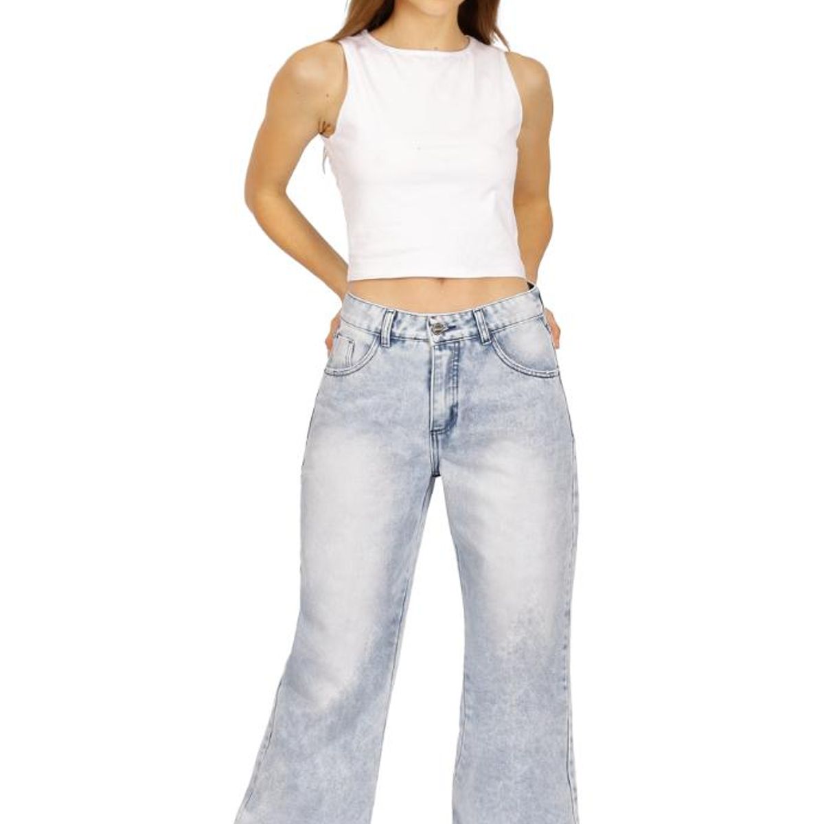 DIVINO JEANS - Jeans Bianca II Celeste Divino Jeans