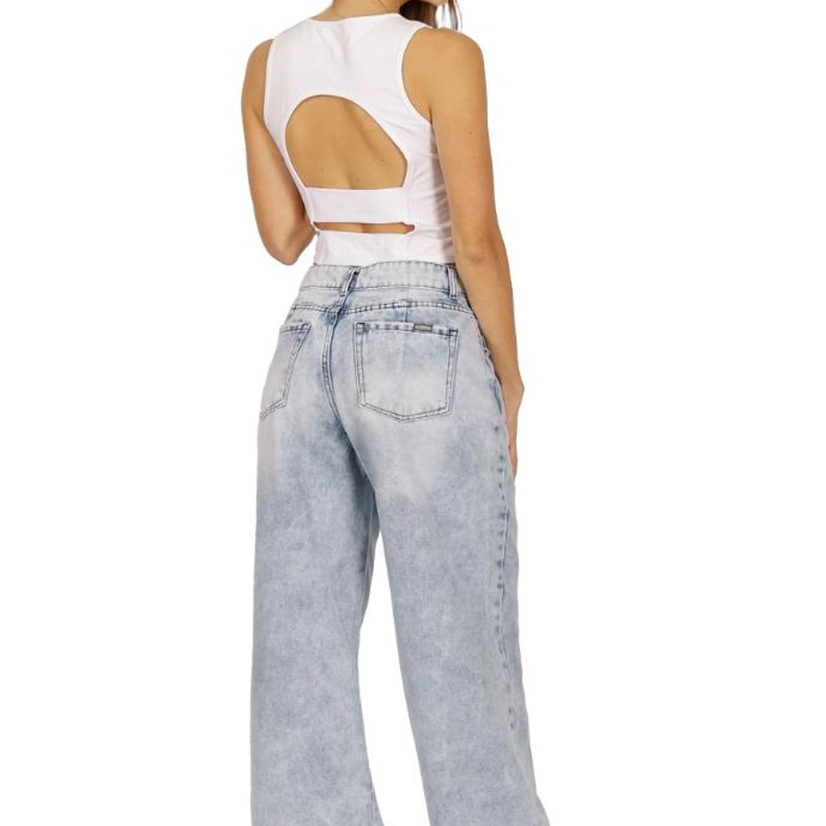 DIVINO JEANS - Jeans Bianca II Celeste Divino Jeans