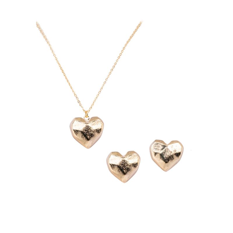 JOYAS MONTERO - Conjunto Agustina Gold Con Baño de Oro 24k