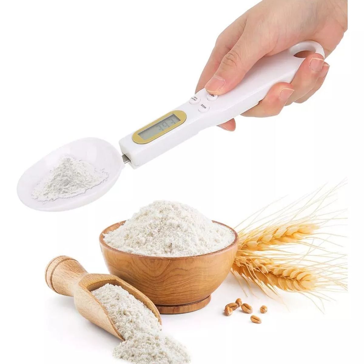 GENERICO - Cuchara Gramera Medidor Gramera Pesa Digital Cocina 500g