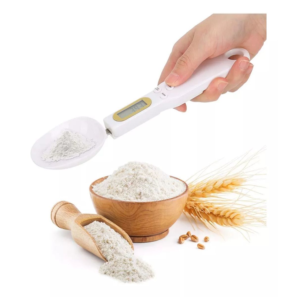 GENERICO - Cuchara Gramera Medidor Gramera Pesa Digital Cocina 500g