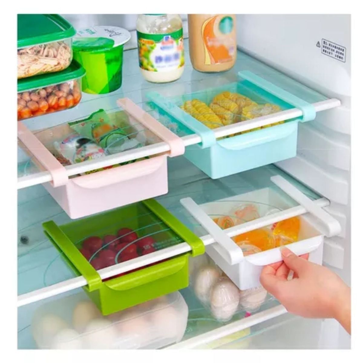 GENERICO - Organizadores De Refrigerador Nevera Estante Cocina Comida..