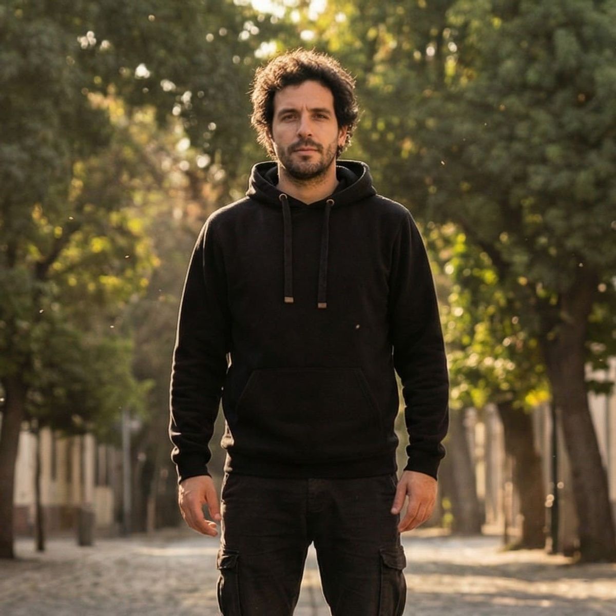 T-WORLD - Polerón Hoodie Canguro Manga Larga Unisex