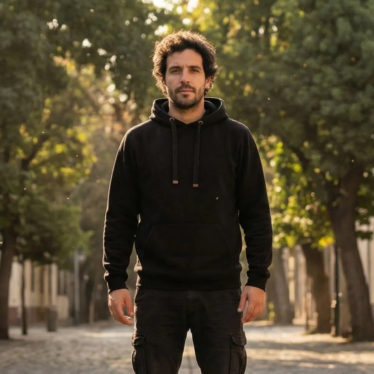 T-WORLD - Polerón Hoodie Canguro Manga Larga Unisex