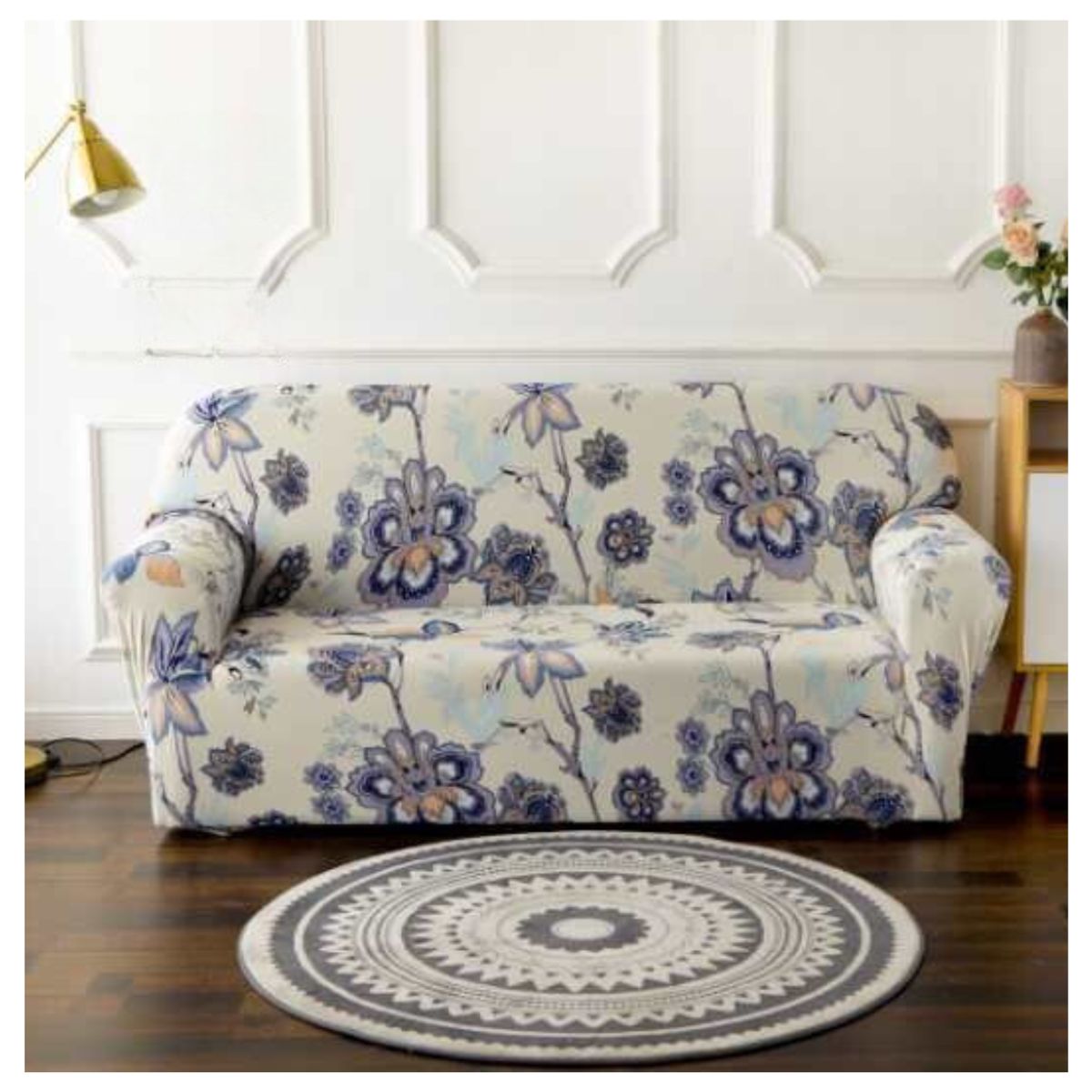 GENERICO - Funda Elástica Cubre Sillón Sofá 3 Cuerpos Diseños