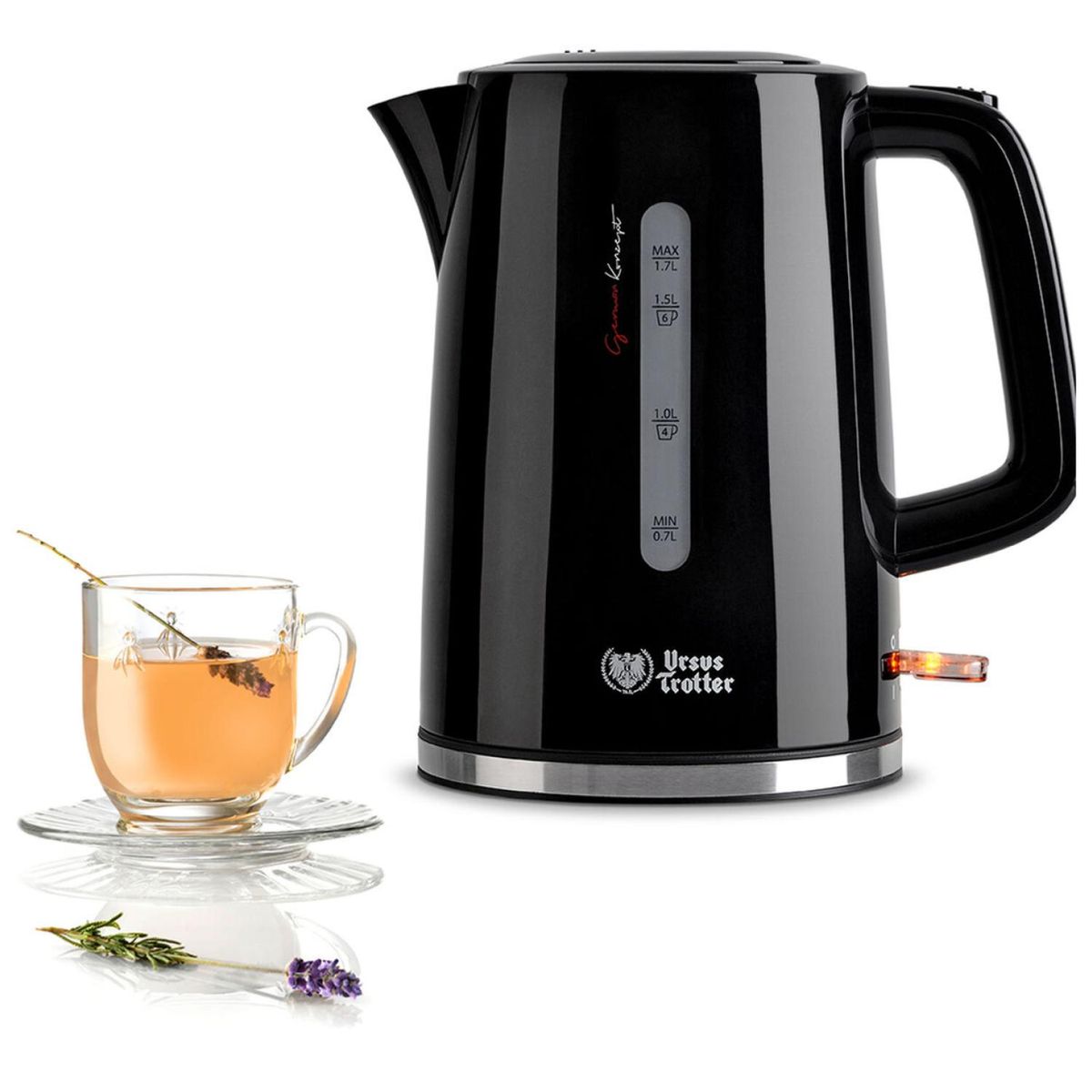 URSUS TROTTER - Hervidor Electrico 1700ml Negro Ut-Manly17 Ursus Trotter