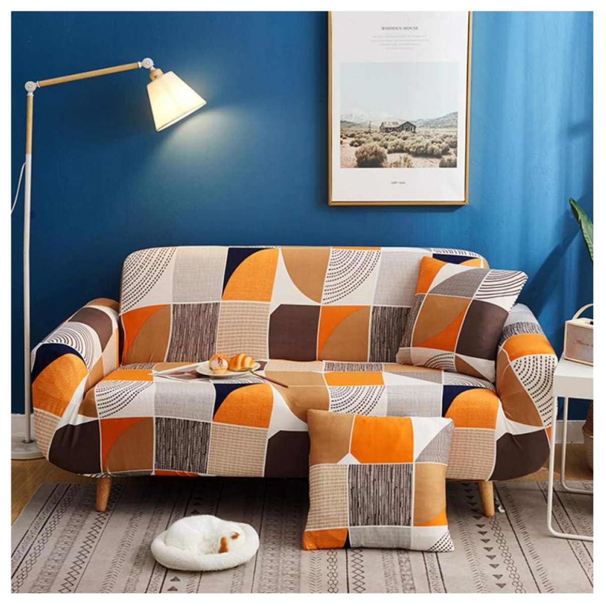 GENERICO - Funda Elástica Cubre Sillón Sofá 3 Cuerpos Diseños