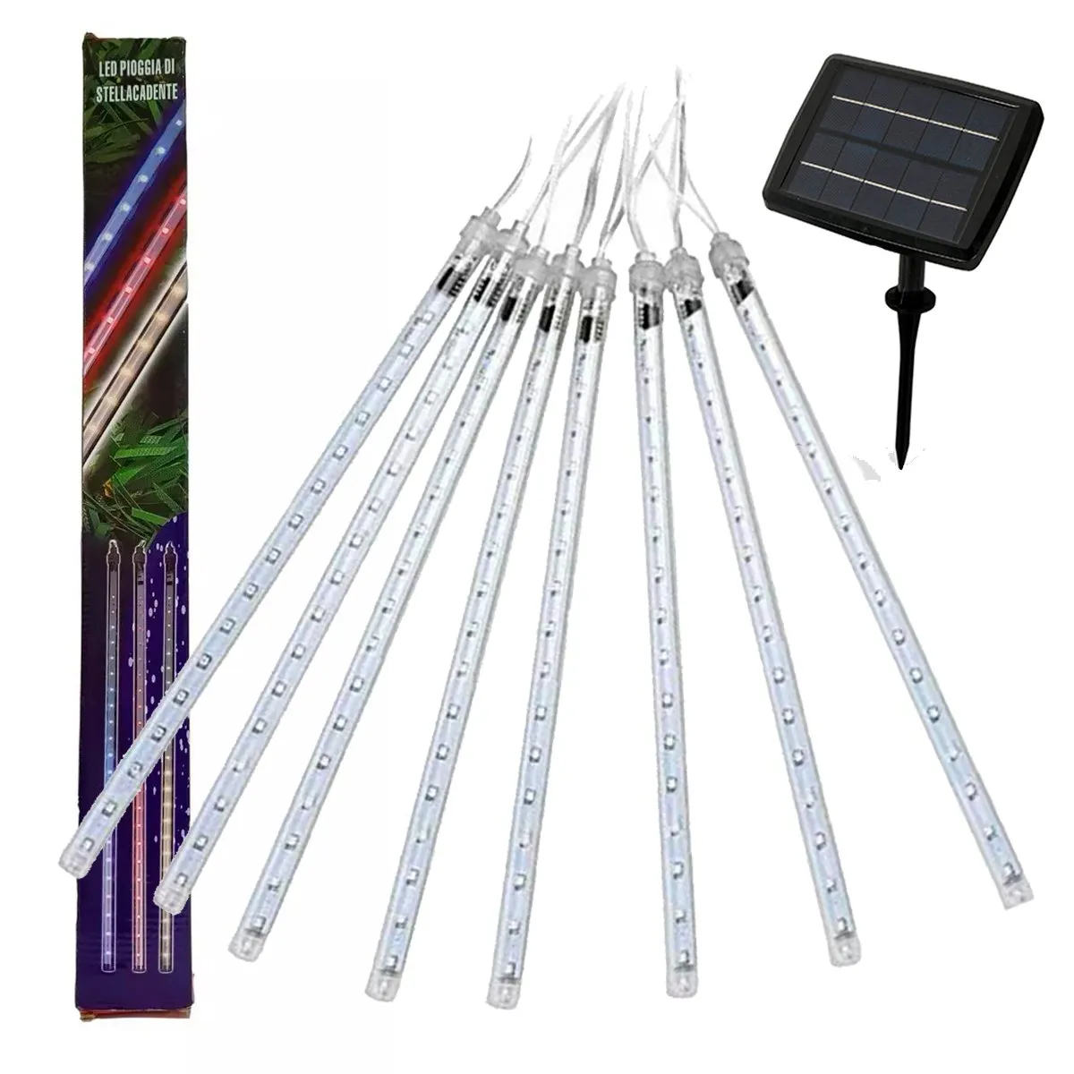 GENERICO - Luces Led Solares Lluvia De Meteoros Guirnalda Exteriores Luz fría