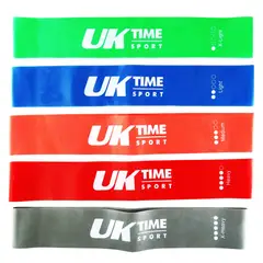 UK TIME - SET BANDAS DE RESISTENCIAS 5 UNIDADES SPORT