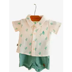 HUSH PUPPIES - Set Pantalón Y Camisa Niño Memo