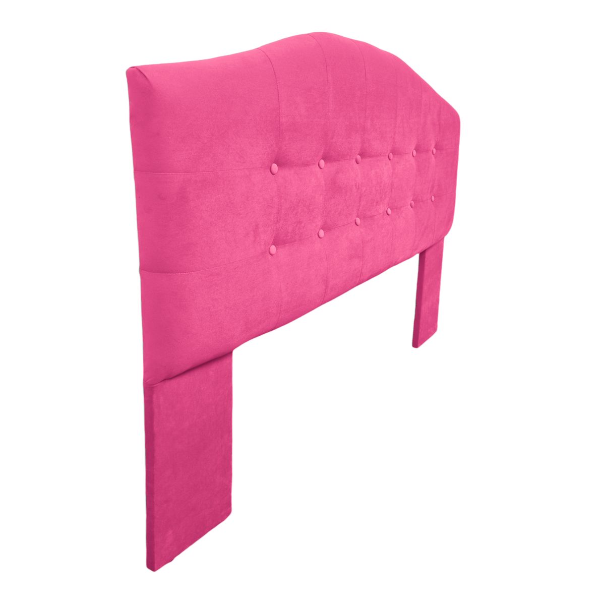 MBC - Respaldo De Cama 2 Plazas Madrid Felpa Fucsia