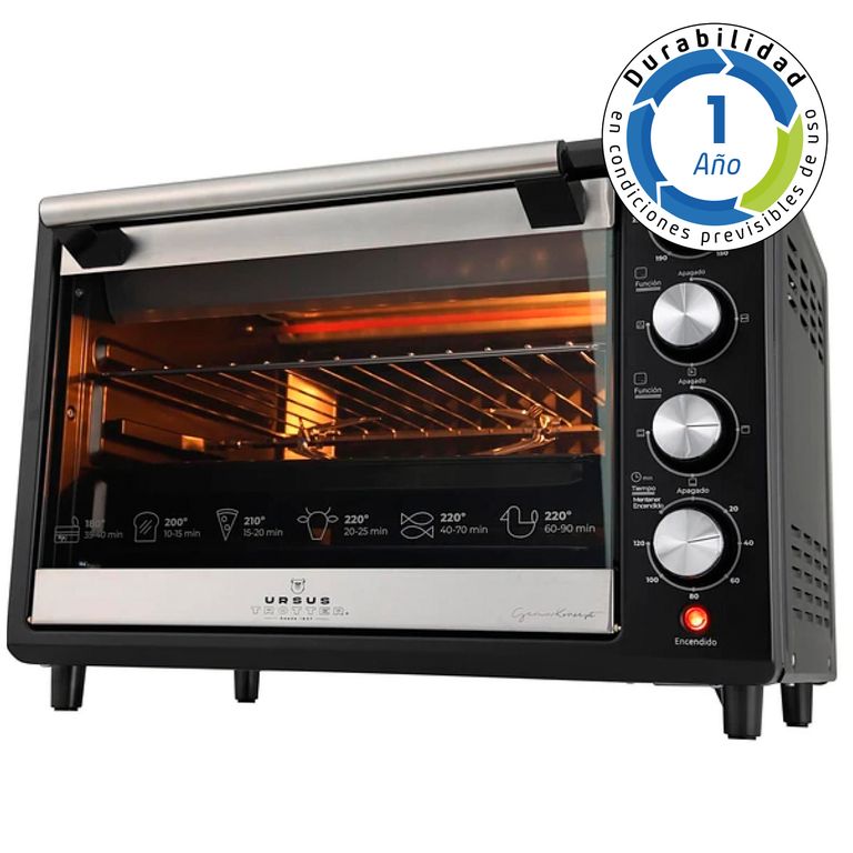 URSUS TROTTER Horno Electrico 38L 1500W Ut-Backofen Pro-B