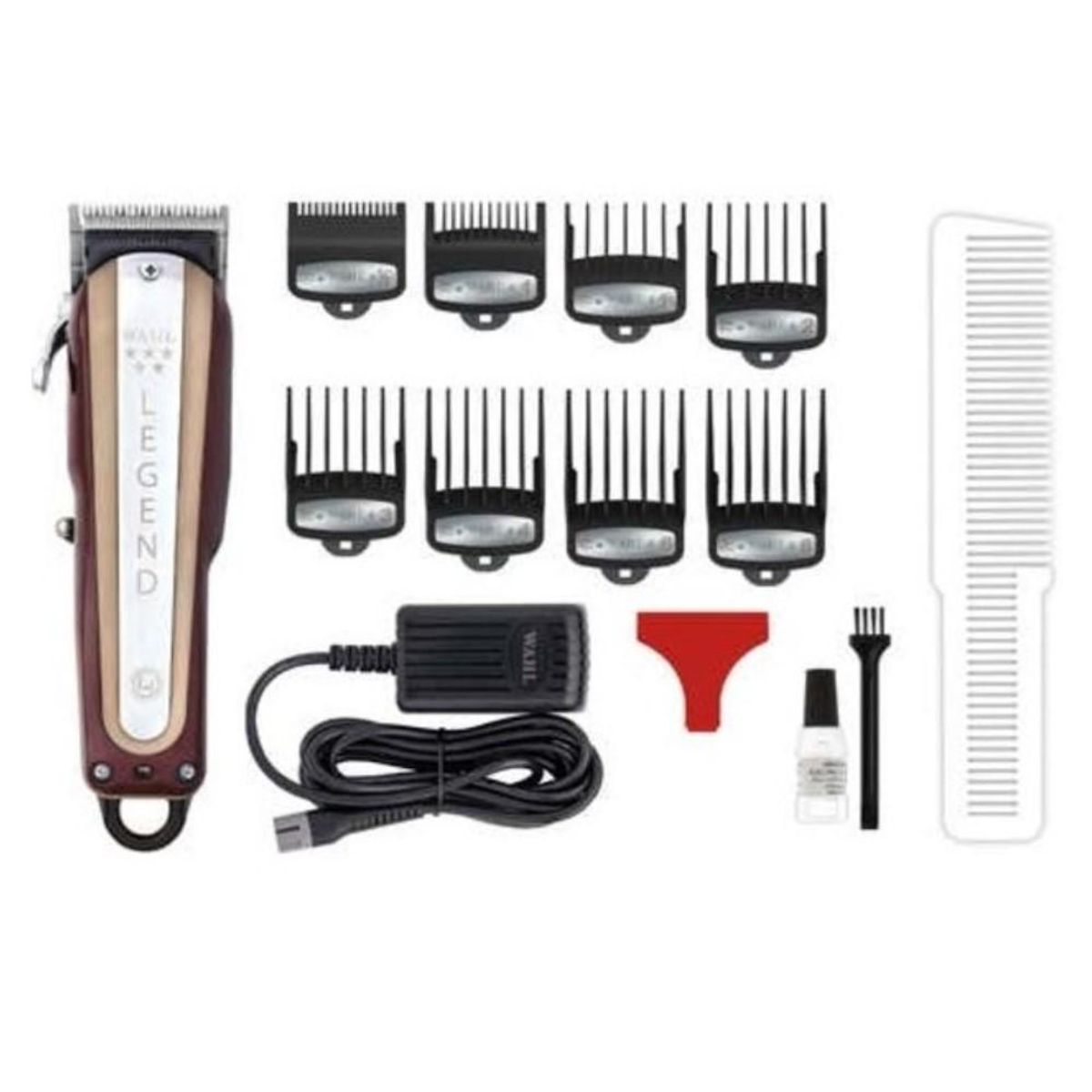 WAHL - Máquina Cortadora Wahl Profesional Legend Cordless 5 Stars  Burdeos