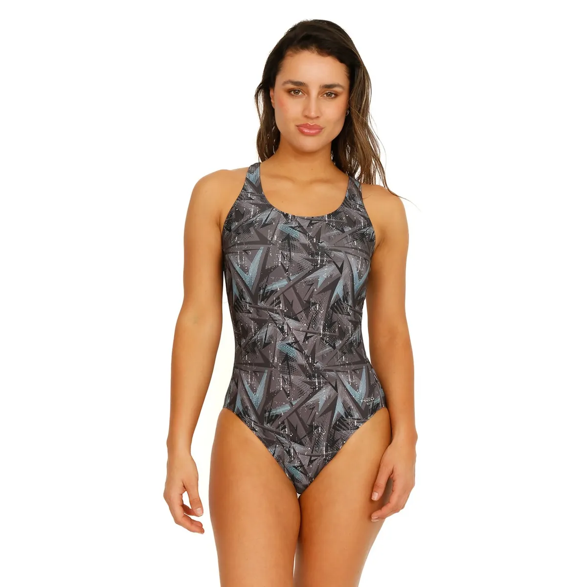 H2O WEAR - Traje de Baño Mujer Deportivo Estampado H2O Wear - Negro