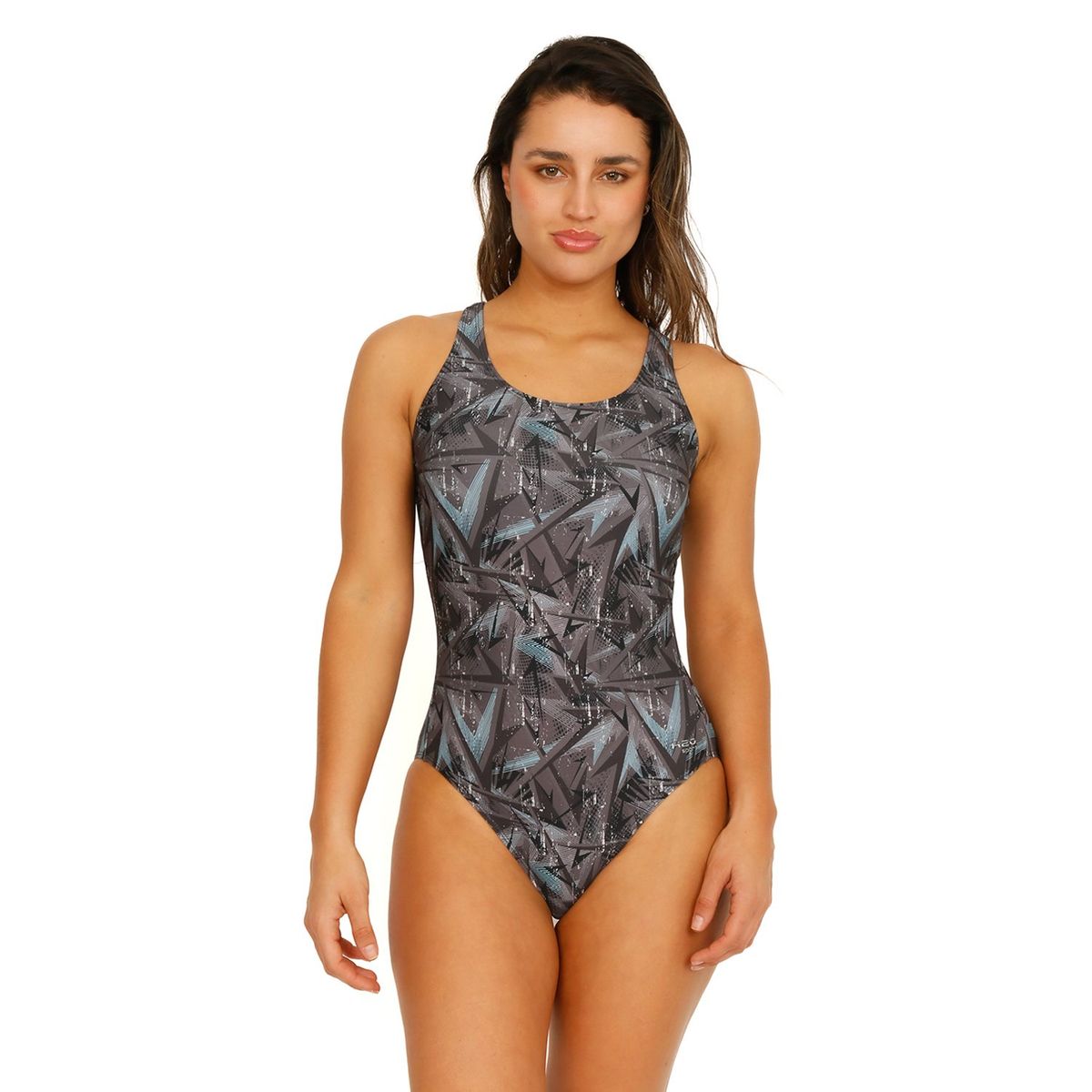 H2O WEAR - Traje de Baño Mujer Deportivo Estampado H2O Wear - Negro